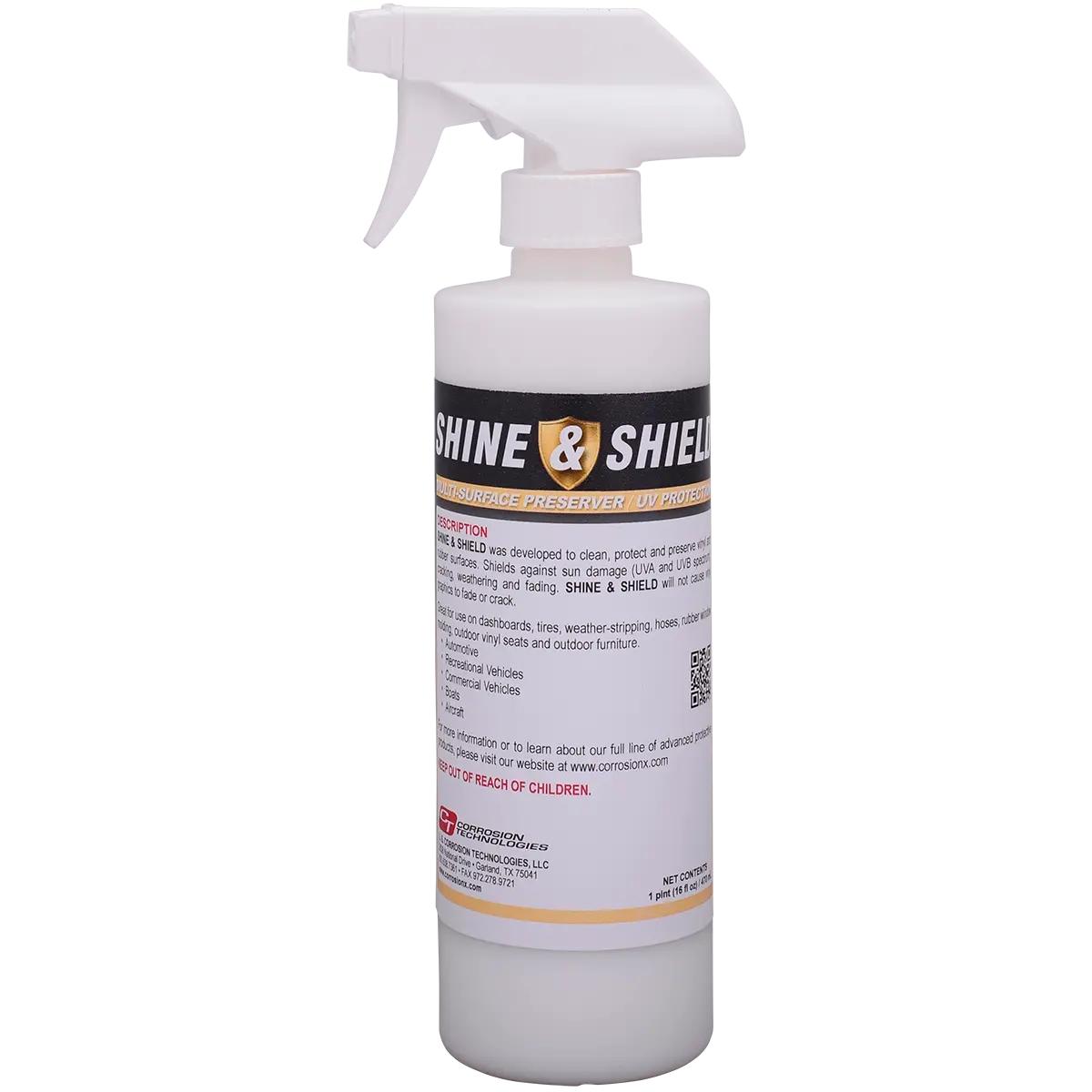 Shine & Shield Vinyl And Rubber Protectant 1