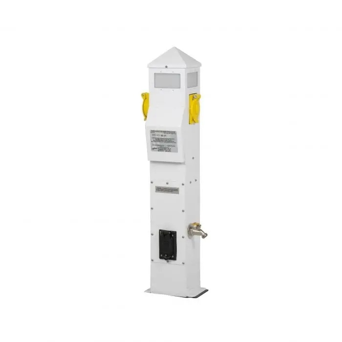 International Dock Products Spc-36-2T-374 Slim Line Power Pedestal Dockside, Electrical Pillar 1