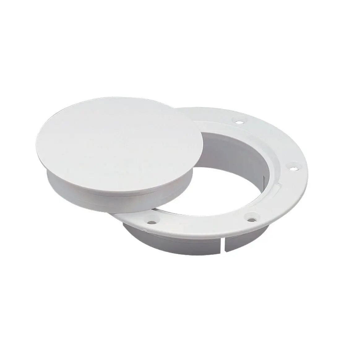 Marinco N10864dw Snap-In Deck Plate, White 2