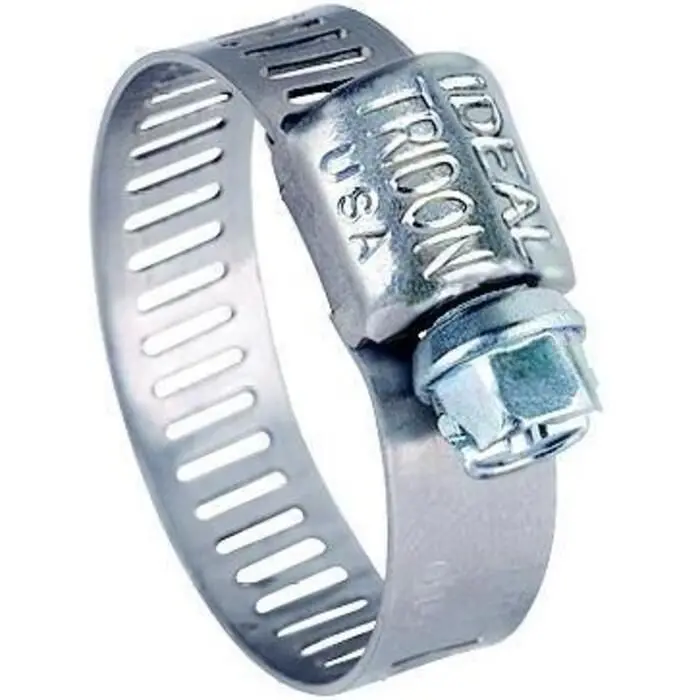 Seachoice 50-23351 Stainless-Steel Mini Hose Clamps, 5/16" Band, Size #4, 10/Bx 2