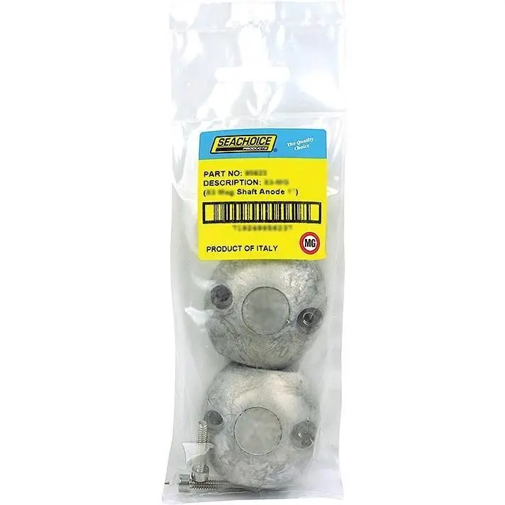 Seachoice 95623 Streamlined Shaft Anode W/Allen Screw, Magnesium, Model X3, Size 1" 2