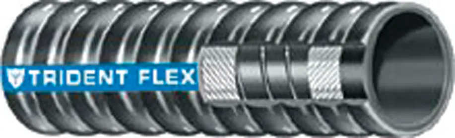 Trident Marine 252-8004 Corrugated Marine Wet Exhaust Hose 8" Id 12Ft 1