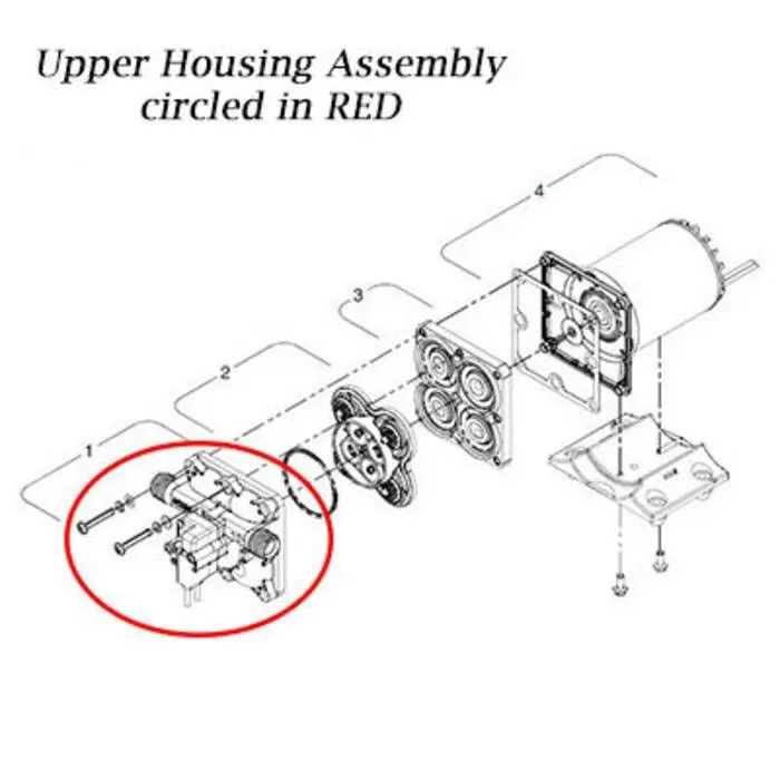 Shurflo 94-800-22 Upper Assembly For Aqua King Junior Ii 1