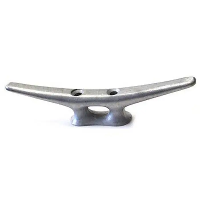 Sea Dog 46110 Sea-Dog Open Base Aluminum Cleat Flat Head, 10" 1
