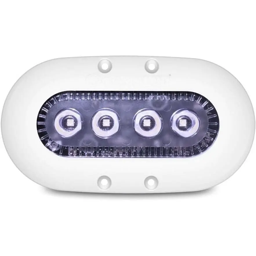 Oceanled 012302Bi Airhead X4 Underwater Led Light, Midnight Blue-White Bezel 1
