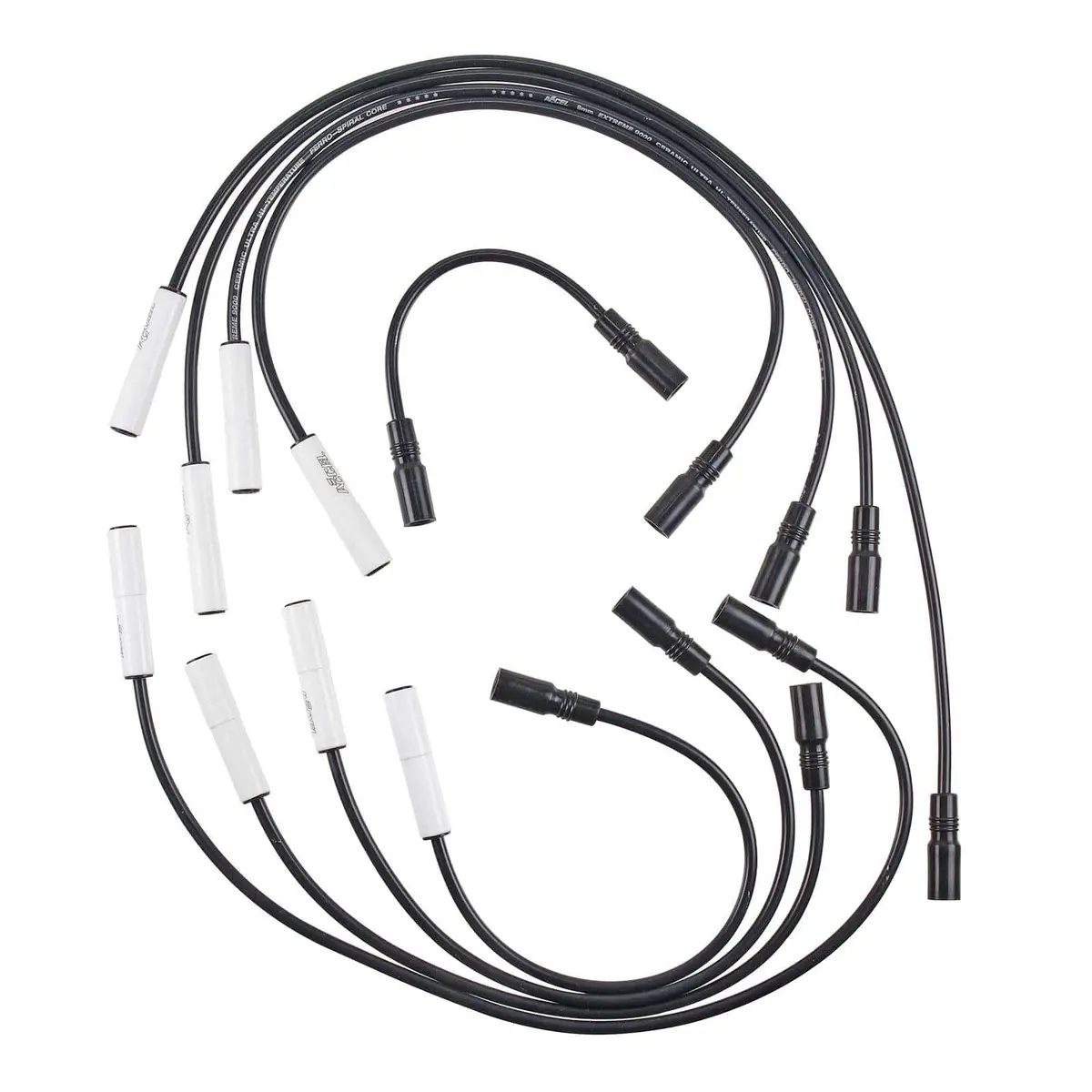 Accel 9043C Extreme 9000 Ceramic Spark Plug Wire Kit 1