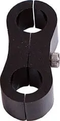 Af156-04Blk Billet Aluminum Dual Hose Separator Kit (Black) 1