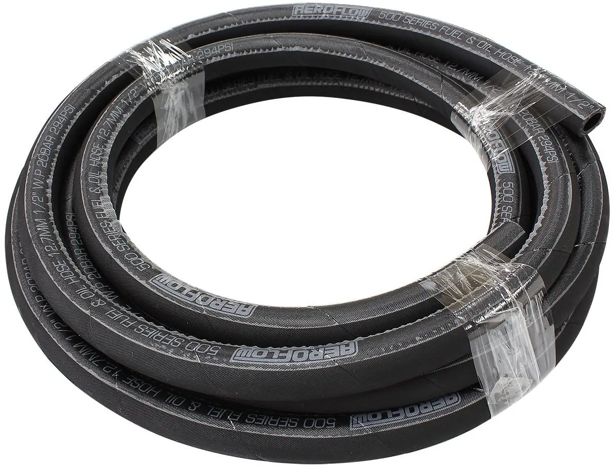 500 Series Black Push-Lock Hose – -5An Size, 30" Length (Af500-05-30Mblk) 1