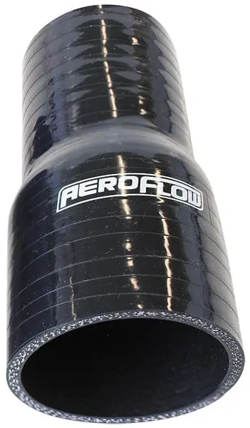 Gloss Black Tapered Silicone Hose: 3" To 2" Id Reducer/Expander (76Mm → 51Mm) 1