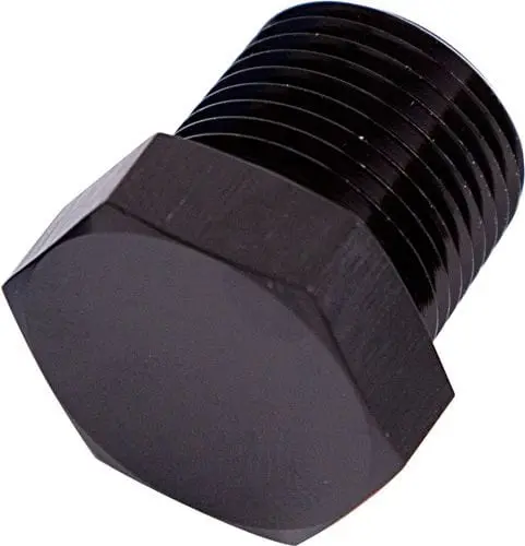 Af933-02Blk 1/8-Inch Npt Black Hex Head Plug 1
