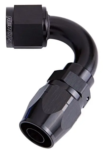 500 Series Swivel Hose Fitting – 120° Black Anodized Aluminum, -10An (Af504-10Blk) 1