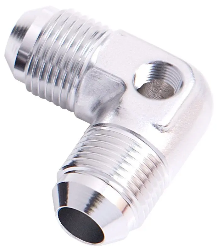 90-Degree Male Flare Union Fitting – 1/8" Port, -6An (Af821-06Ps) 1