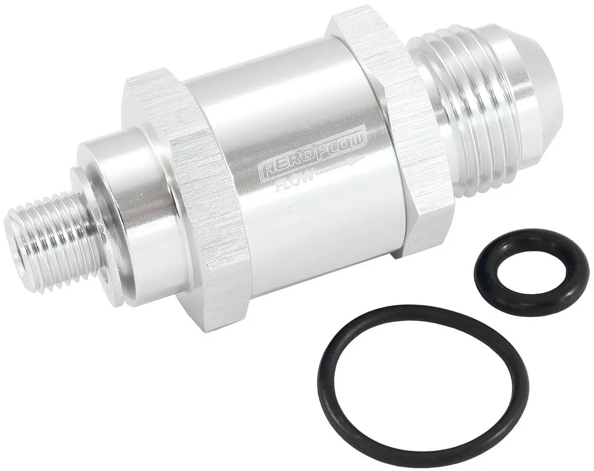 Efi-Compatible -8An Fuel Pump Check Valve With M10×1.0 Thread - Af616-08S 1