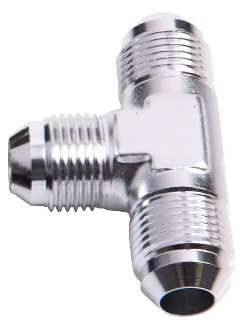 Flare An 6An Female Tee Fitting – Ptfe-Sealed, 45° Branch, Straight-Through Flow (Af824-06S) 1