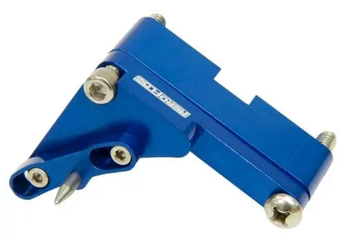 Adjustable 6.25" Timing Pointer With Blue Anodized Finish For Precision Ignition Tuning 1