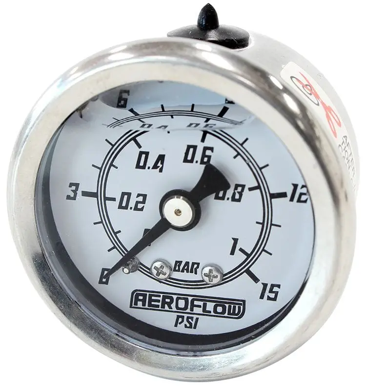1.5-Inch Liquid-Filled Pressure Gauge – 15 Psi Range (Af30-2202) 1