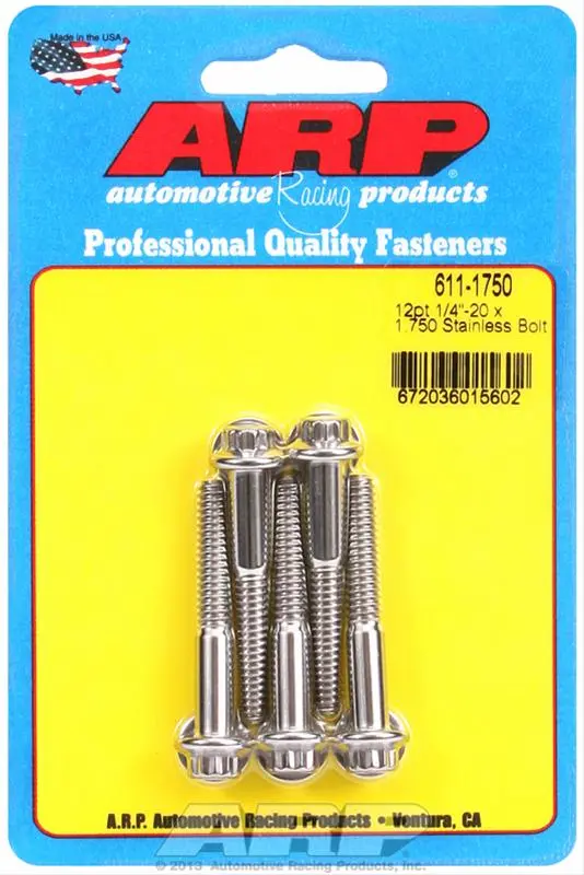 Arp 611-1750 Stainless Steel High-Strength Engine Bolts 1