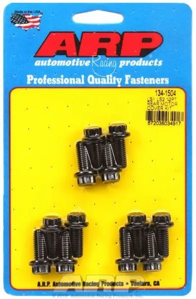 Ar134-1504 Rear Motor Cover Bolt Kit – 12-Point Black Oxide 1