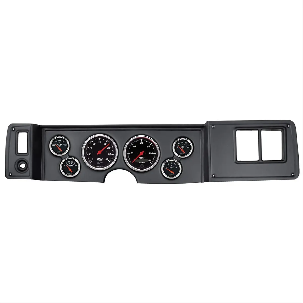 Autometer 7023-Db Designer Black Gauge Cluster 1