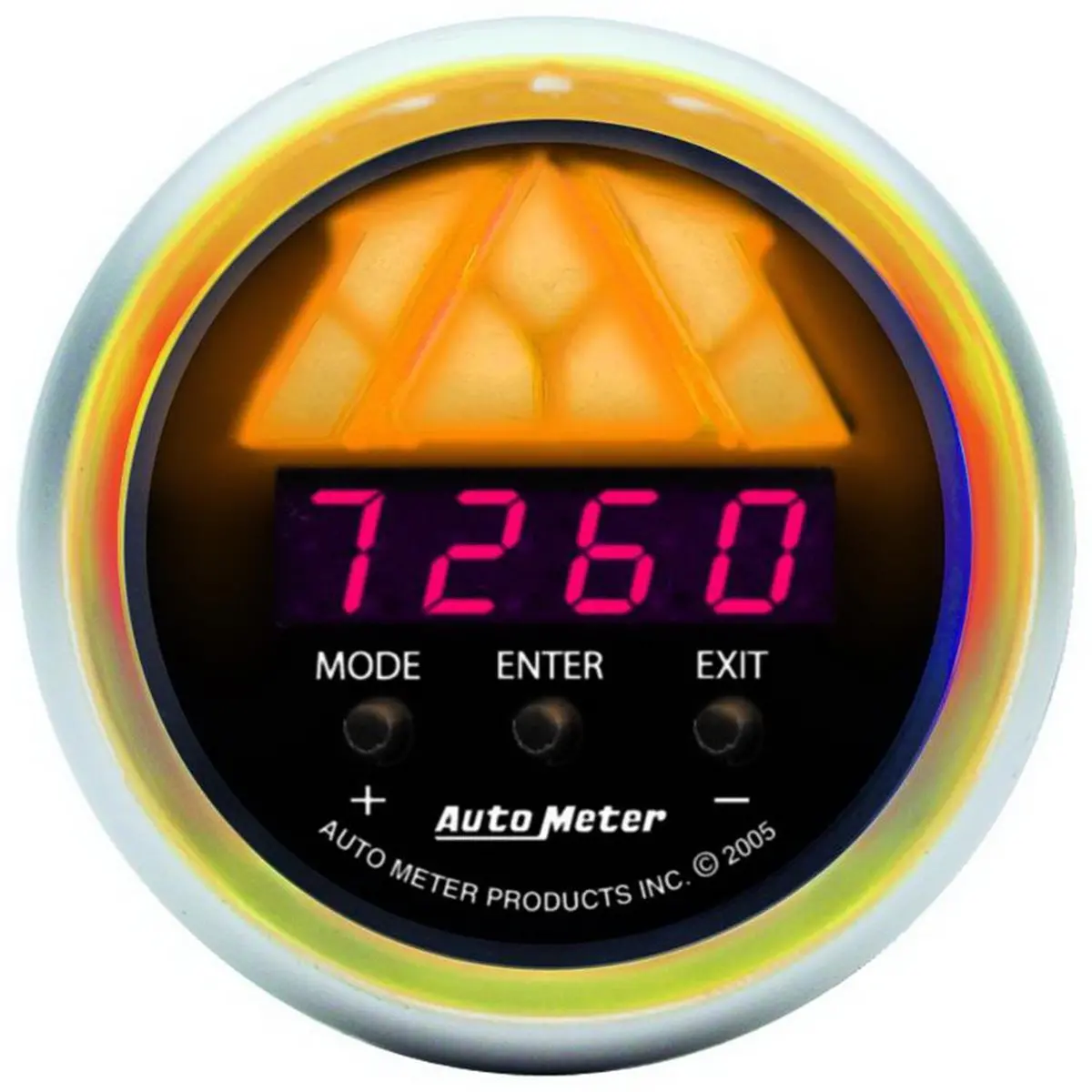 Autometer 3387 Level 1 Sport-Comp Digital Shift Light – Programmable Pro Timer 1