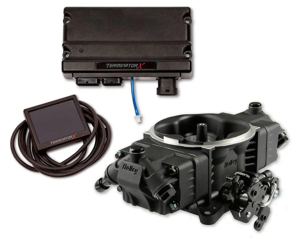 Efi Terminator X Stealth Fuel Injection Kit – Black 4150-Style Holley-Compatible Ecu System 1