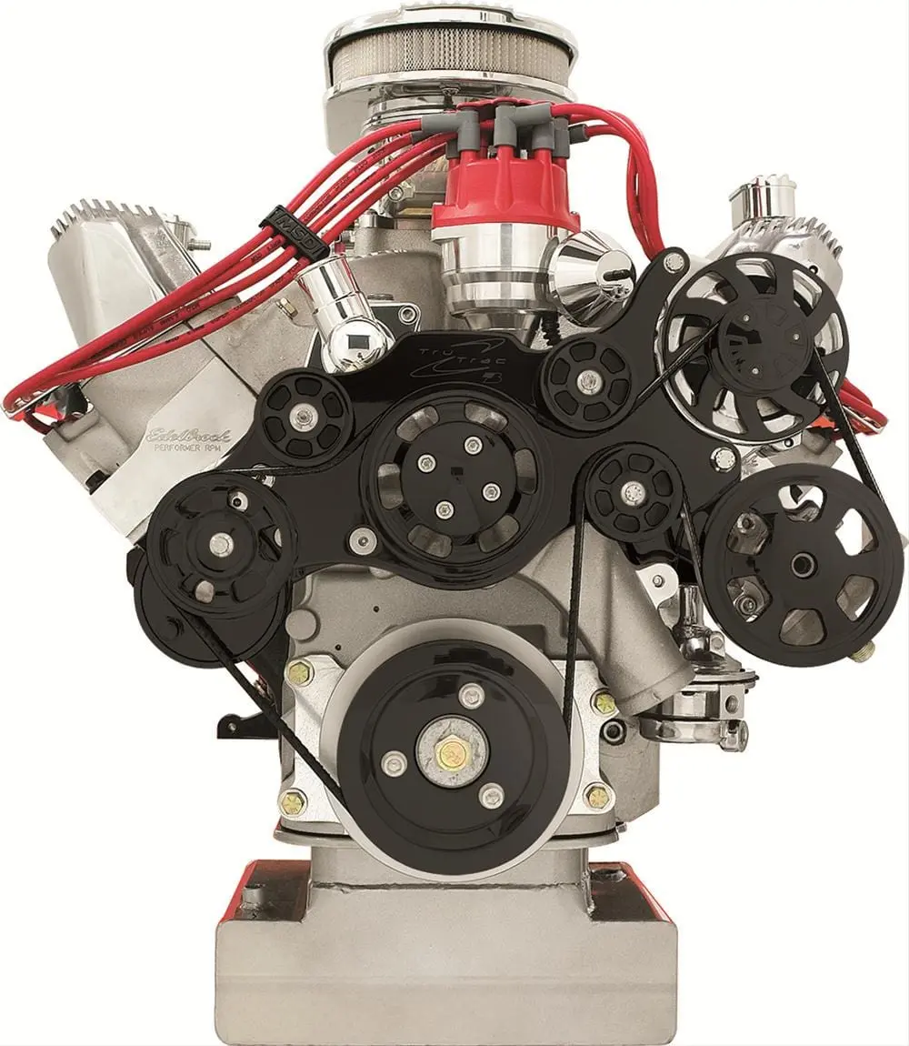 Billet Specialties Blk14705 Tru Trac Serpentine Drive Kit (No A/C) 1