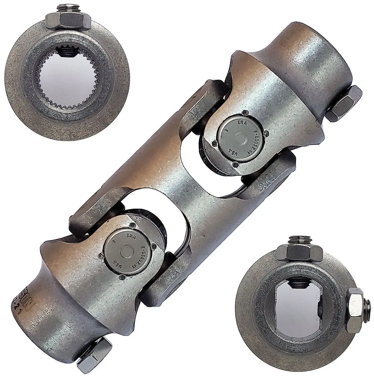 Borgeson Bor133449 Stainless Steel Double-Needle-Bearing U-Joint 1