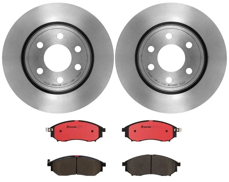 Brembo Kt00182 Disc Brake Pad And Rotor Replacement Kit 1