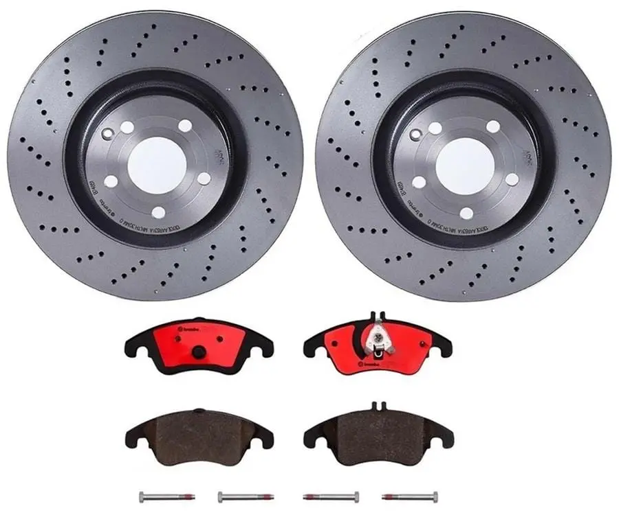 Brembo Complete Front Brake Kit – Kt00314 (Pads + Rotors) 1