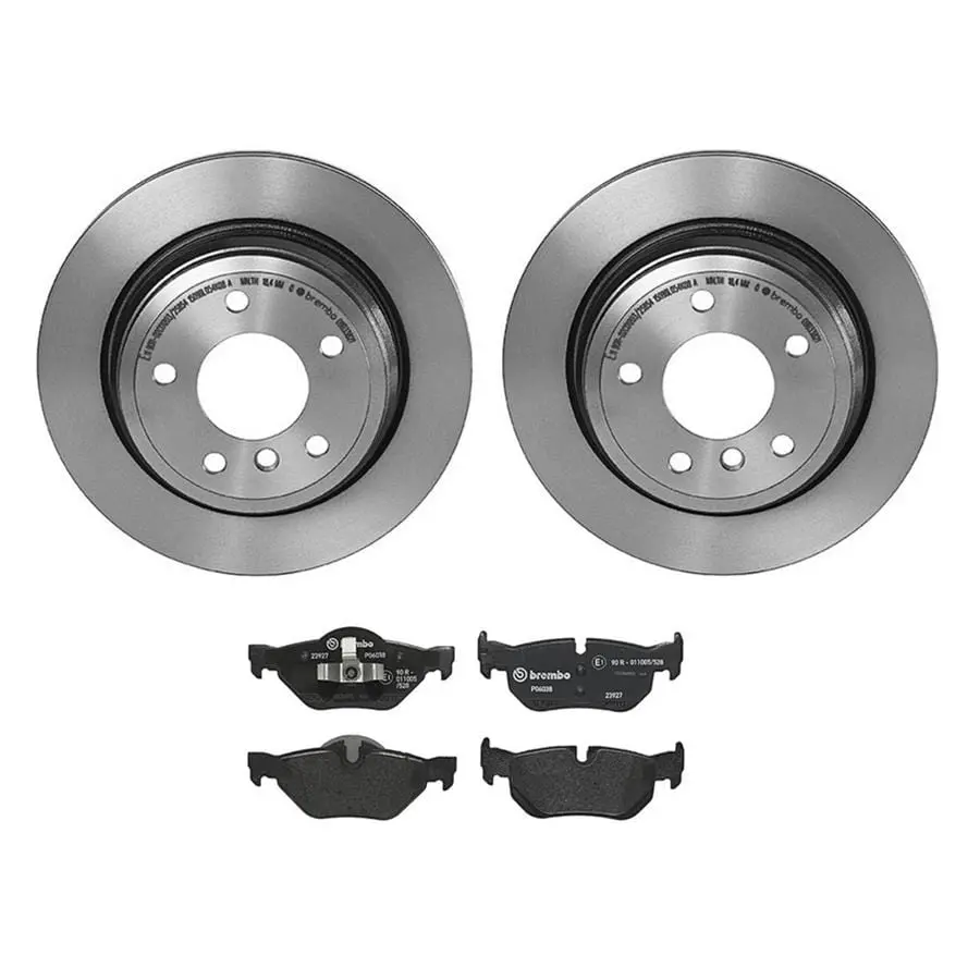 Brembo Brake Kit – Front Disc Pads & Rotors (Kt04173) 1