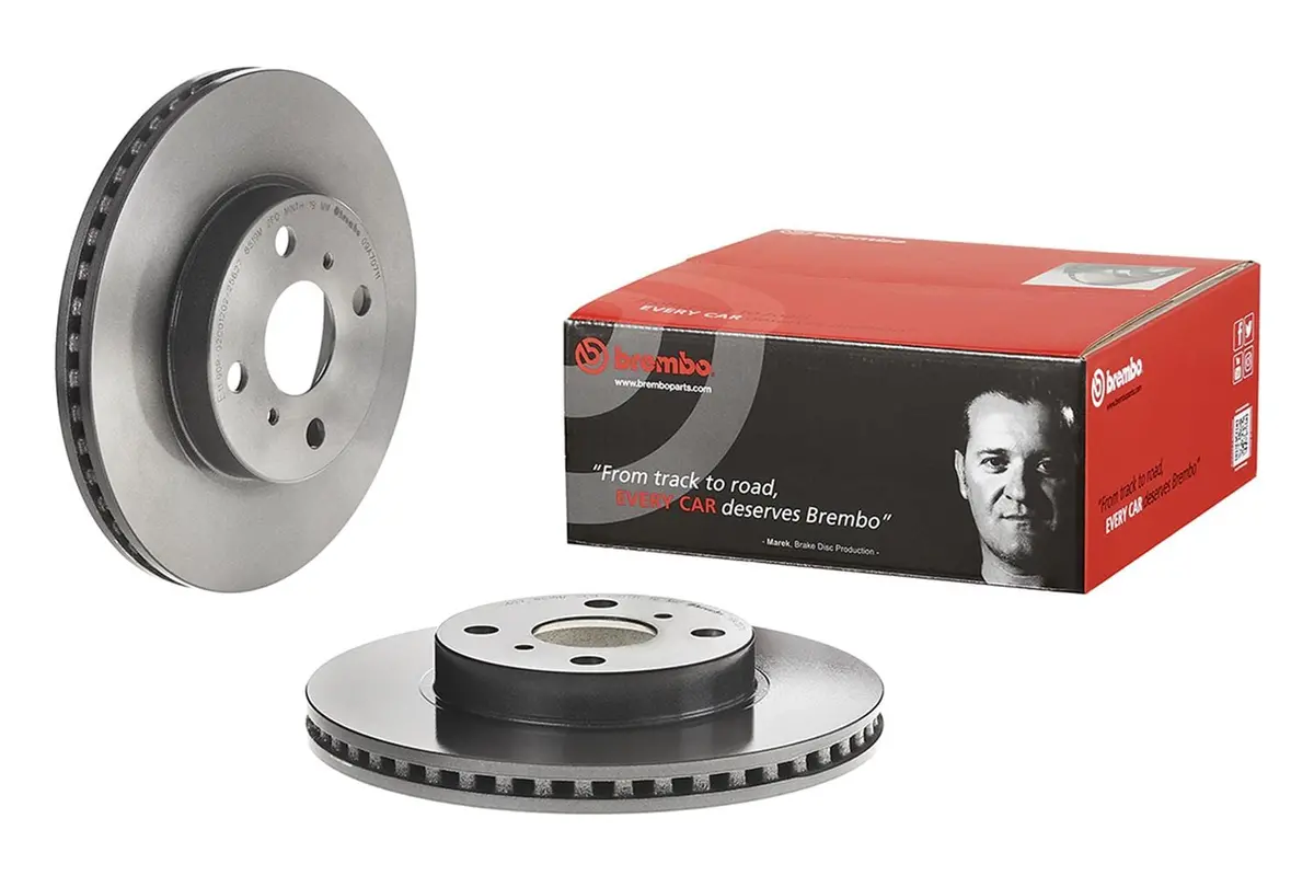 Brembo 09.A707.11 Uv-Coated Premium Brake Rotor 1
