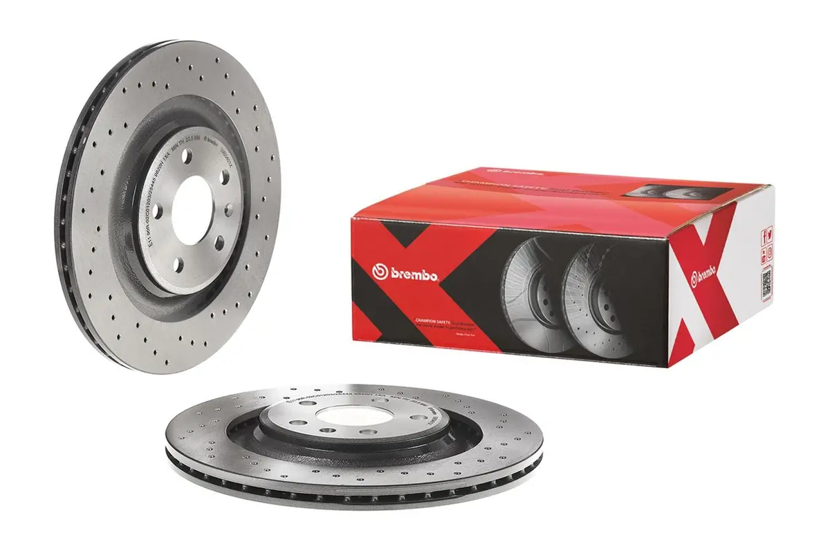 Brembo Uv-Coated Brake Rotors – Corrosion-Resistant Performance Discs (09.B040.1X) 1