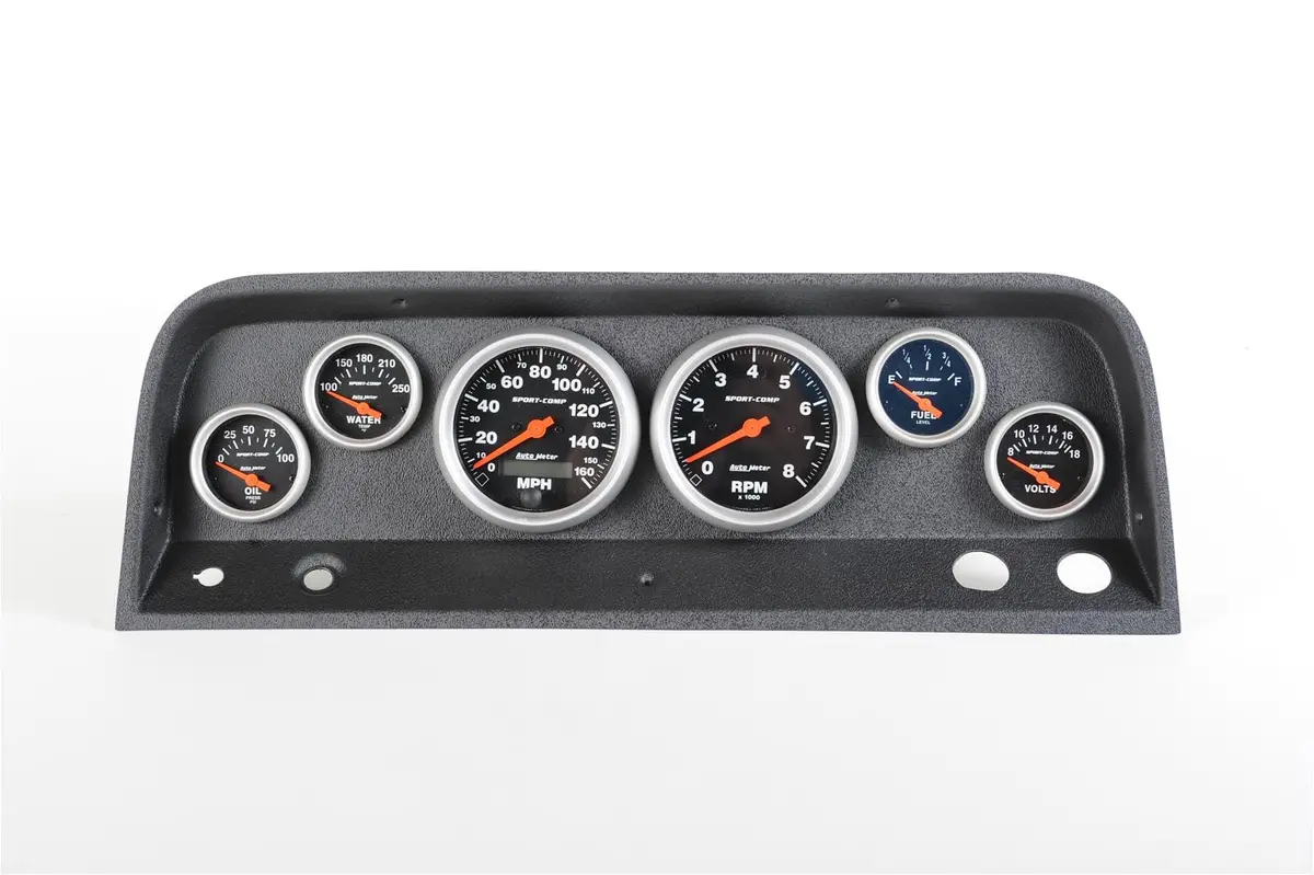 Classic Thunder Road 107641111 Dash Panel With Autometer Gauges 1