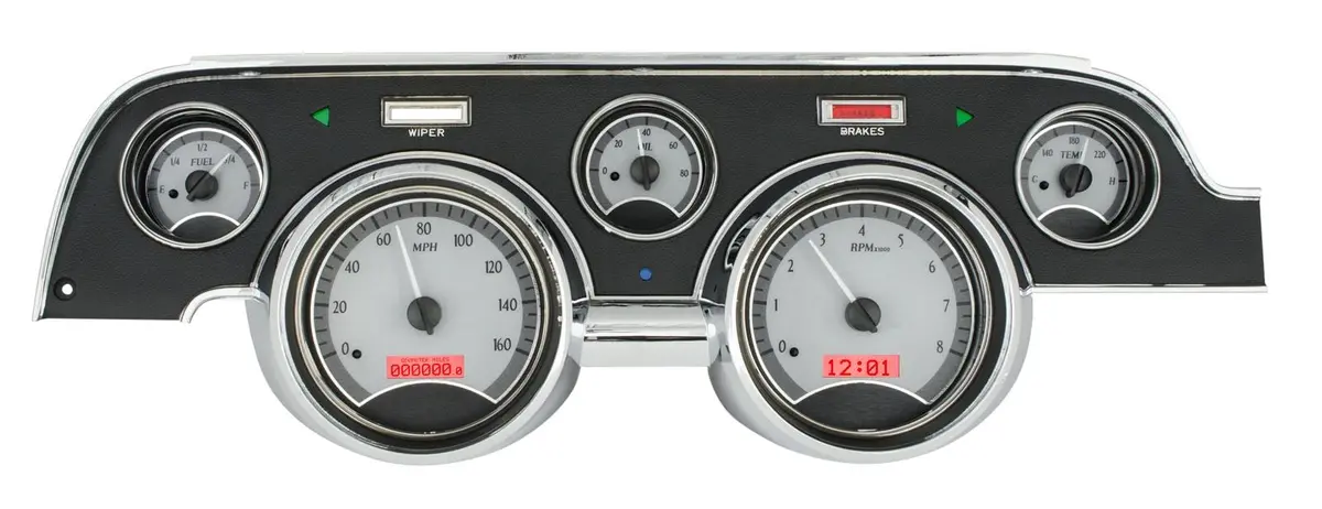 Dakota Digital Vhx-67F-Mus-S-R Direct-Fit Analog Gauge System For Muscle Cars 1
