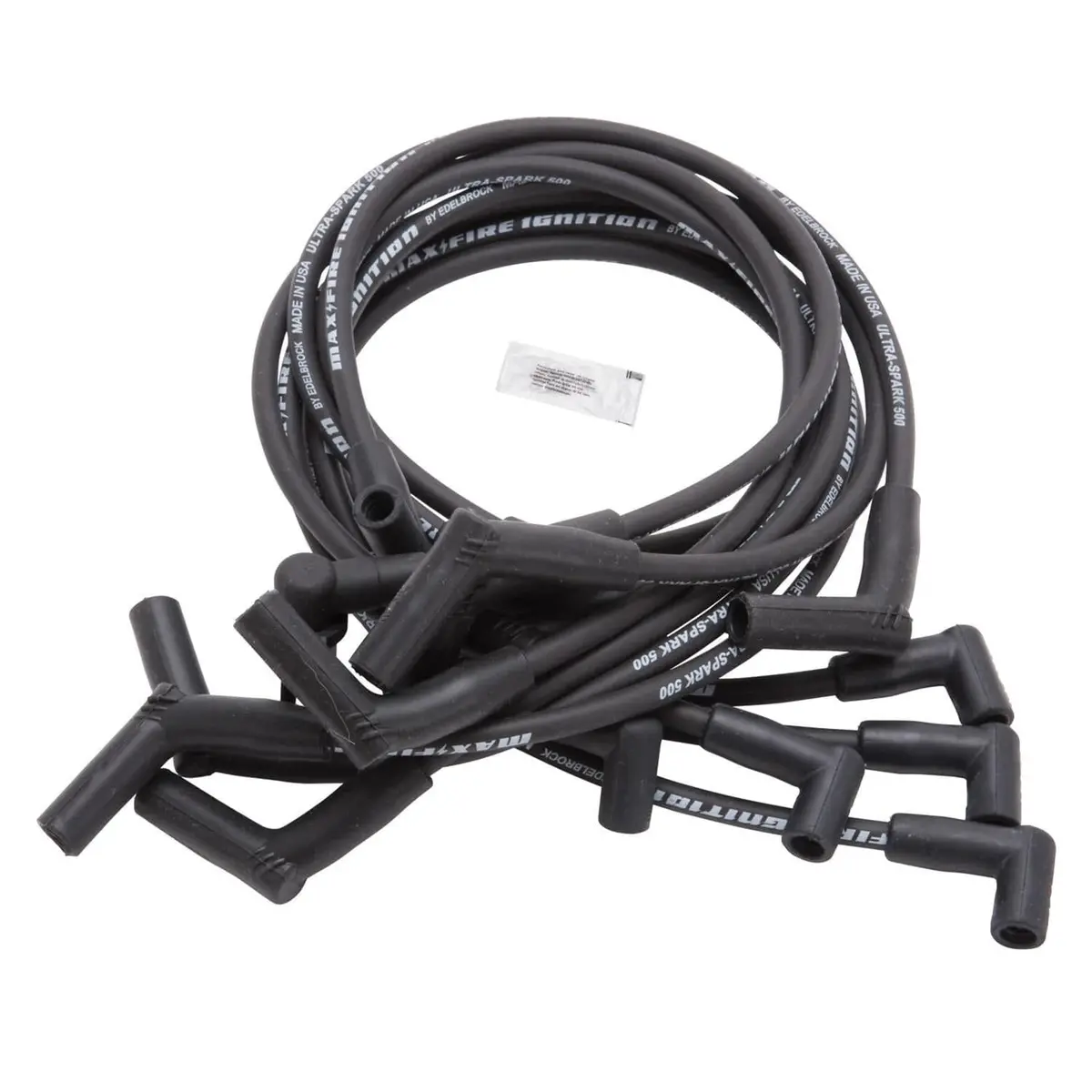 Edelbrock Max-Fire Ultra-Spark 50 Spark Plug Wire Set – Universal Fit (22719) 1
