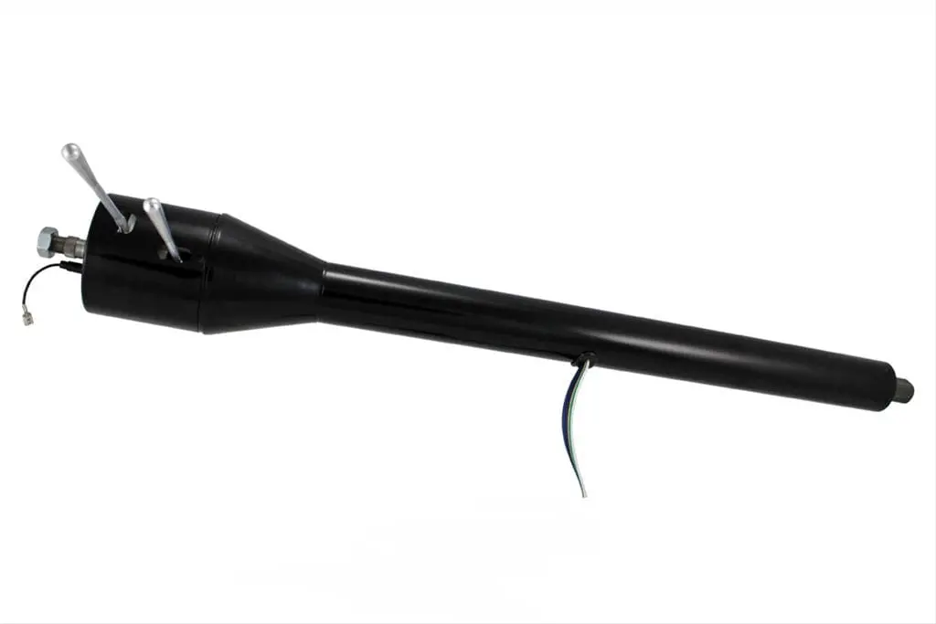 Flaming River Fr20005Bk Tilt Floor Shift Steering Column – Black Powder-Coated Adjustable Column 1