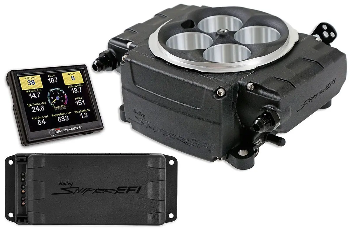 Sniper Efi 4-Barrel Self-Tuning Fuel Injection System With Pdm (Black) 1