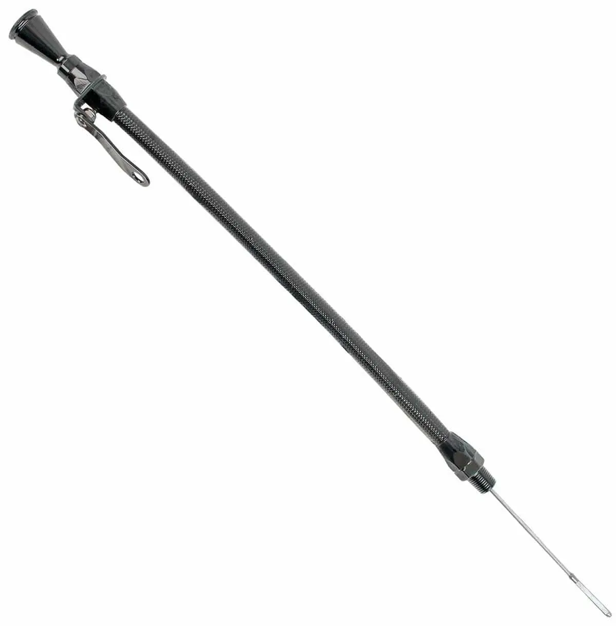 Flexible Black Stainless Steel Engine Dipstick – Custom-Length Oil Level Indicator (Lk-Xed-5017) 1
