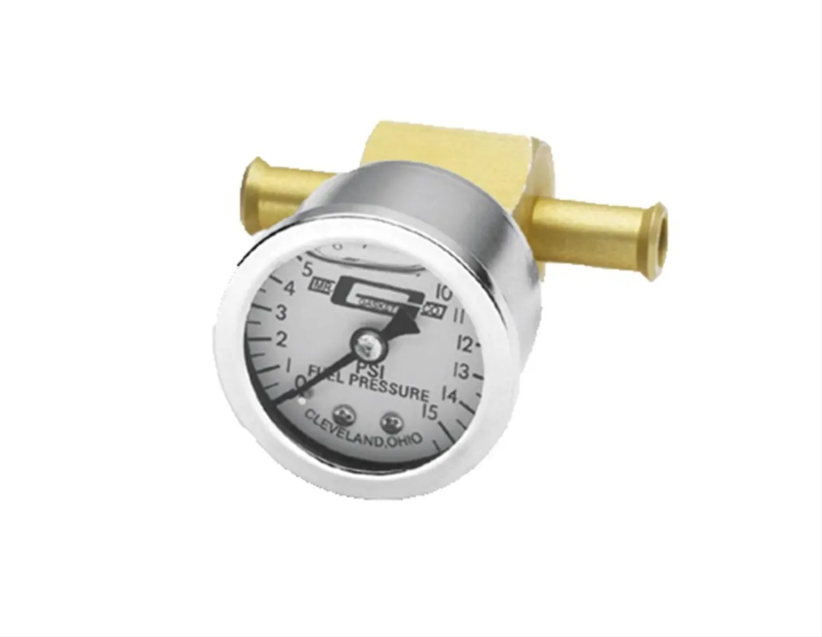 Mr. Gasket Fuel Pressure Gauge With Inline Adapter – Kit 1564 1