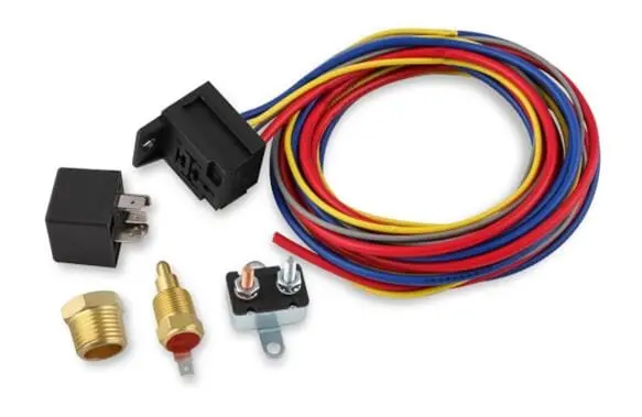 Msd 89616 Electric Fan Relay And Wiring Harness Kit 1