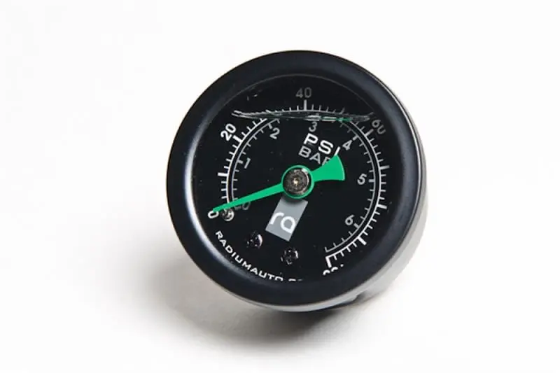 Radium Engineering 20-0029 Fuel Pressure Gauge – 0–100 Psi, Mechanical 1