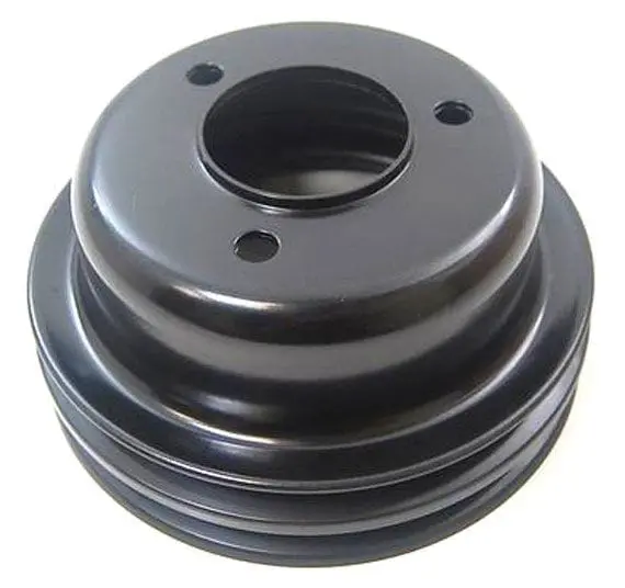 Black Steel Crankshaft Pulley – Triple-Groove, 6.75" Diameter, 3.5" Depth (Rpcr) 1
