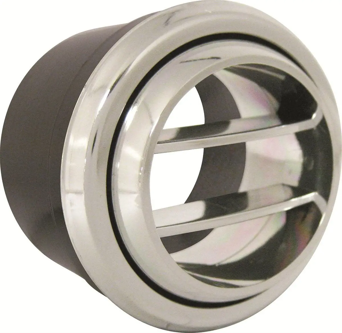 Vintage Air Va490535 Chrome Double-Vane Louvre For 2.5-Inch Hose 1