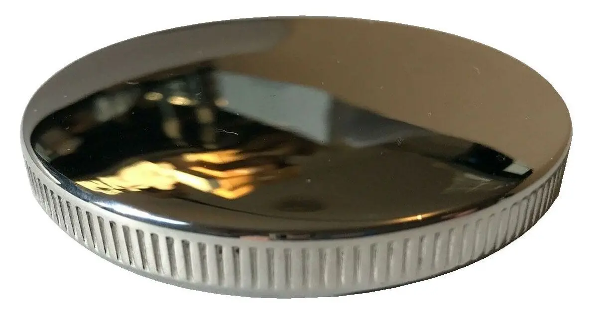 Via-9030-C Chrome Fuel Cap With Vintage Styling 1