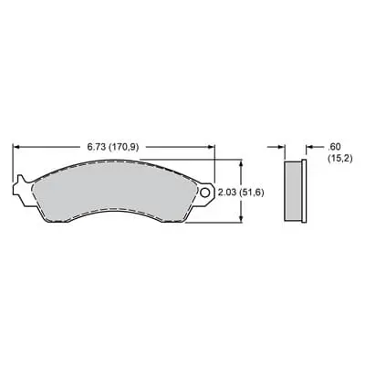 Wilwood High-Performance Brake Pads (150-9550K) 2