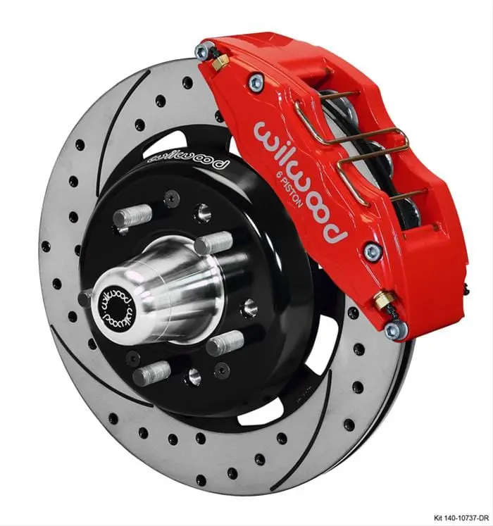 Wilwood 140-10737-Dr Forged Dynapro 6-Piston Front Big Brake Kit 1